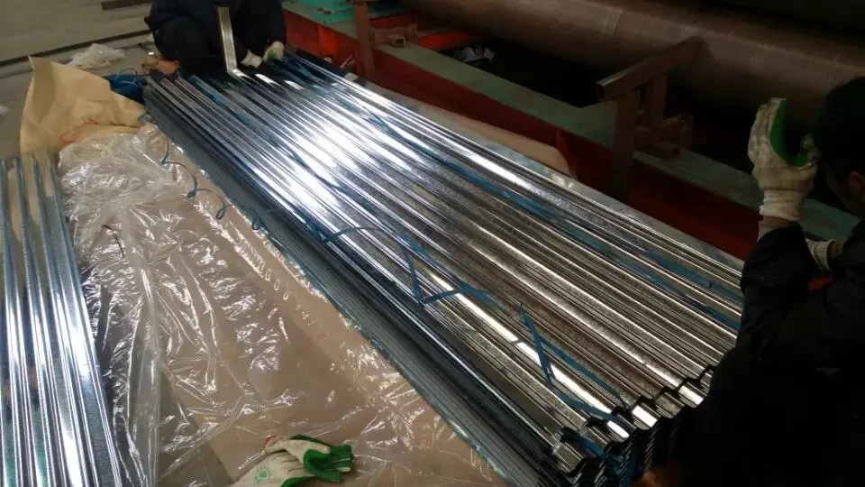 Bwg34 Zinc Coated Galvalume Sheet/Hot Dipped Galvanized Corrugated Roofing